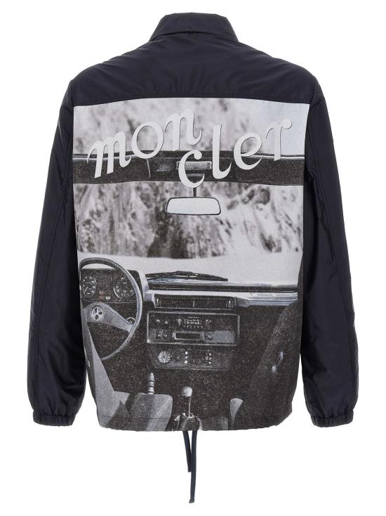  몽클레어 자켓 몽클레르 X 메르세데스 벤츠 바이 니고 소프두 재킷 블루 - MONCLER