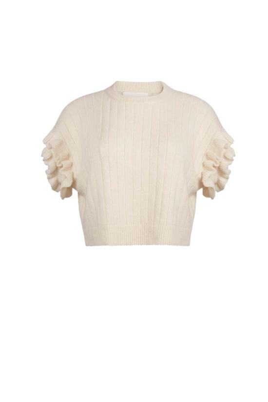  일레븐 식스 민소매 티셔츠 타냐 러플 탱크 - ELEVEN SIX