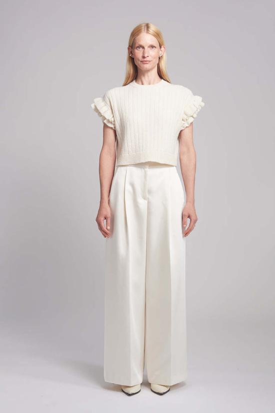  일레븐 식스 민소매 티셔츠 타냐 러플 탱크 - ELEVEN SIX