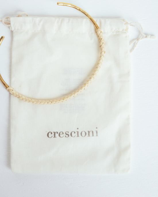  크레시오니 목걸이/팬던트 오악사칸 직조 야자수 키바 목걸이 - CRESCIONI