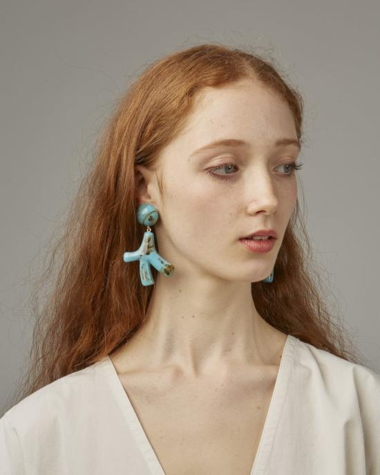  Valet Studio 이어링 Valet Noemie 귀걸이 청록색 - OTHER BRANDS