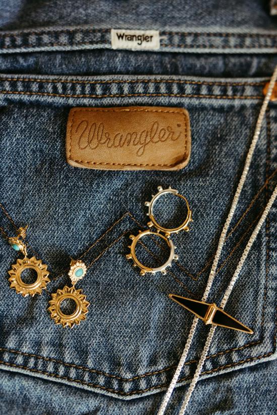  시에라 윈터 주얼리 이어링 주크박스 후프  스털링 실버/골드 베르메일 - SIERRA WINTER JEWELRY