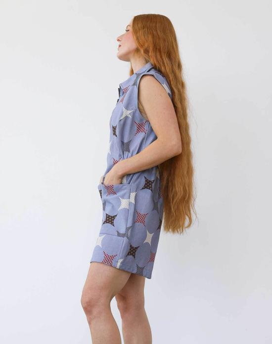  Noble 점프수트 노블 탱크 슈트 롬퍼 스파클 프린트 - OTHER BRANDS