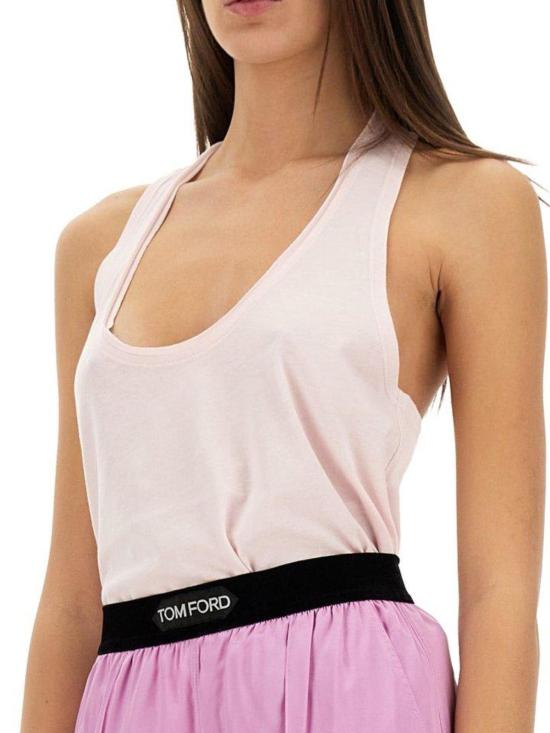  톰포드 민소매 티셔츠 톰 포드 민소매 탱크탑 핑크 - TOMFORD