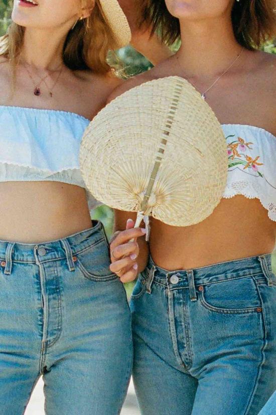  메릿 찰스 모자 서머 세이버 팬 내추럴 스트로