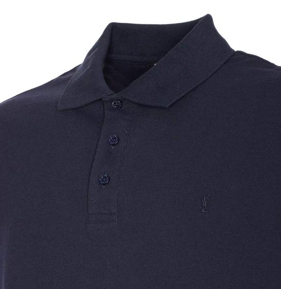  생로랑 폴로 티셔츠 Saint Laurent 카상드르 폴로 셔츠 마린 - SAINT LAURENT