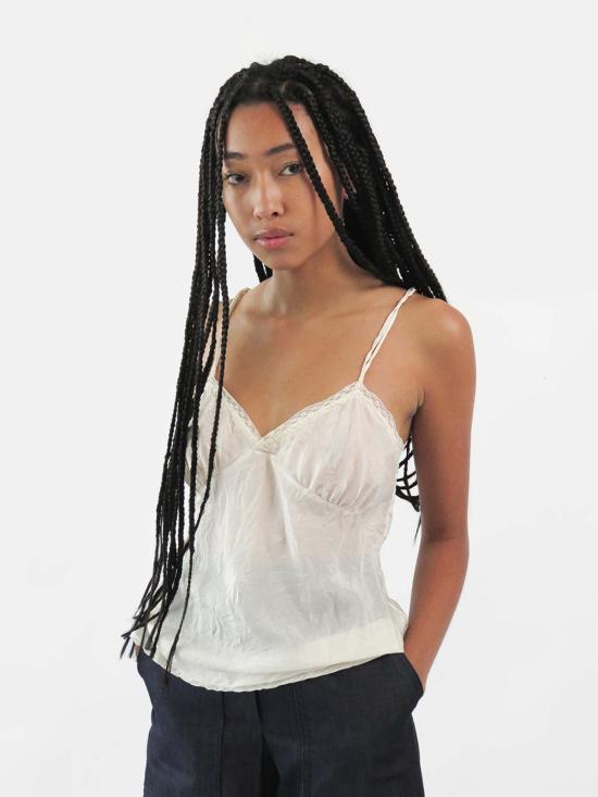  Erica Tanov 캐미솔 에리카 타노프 길다 실크  아이보리 - OTHER BRANDS