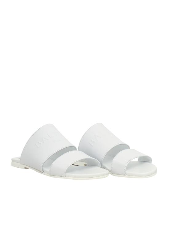  [키즈] 발망 플립플랍 키즈 샌들 화이트 - BALMAIN