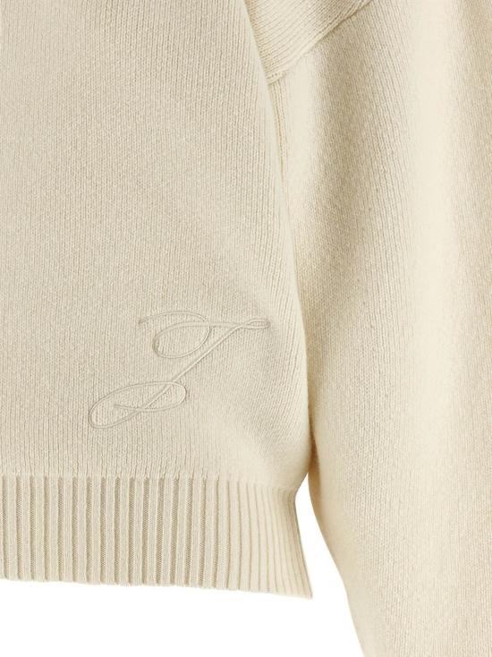  자크뮈스 스웨터 라 마이유 팔론  화이트 - JACQUEMUS