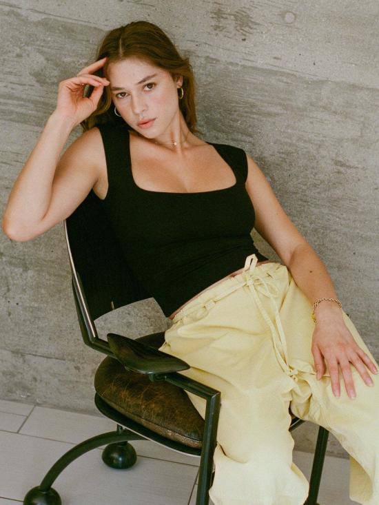  질 로드리게즈 민소매 티셔츠 길 로드리게스 엘 티그레 에브리데이 탑 블랙
