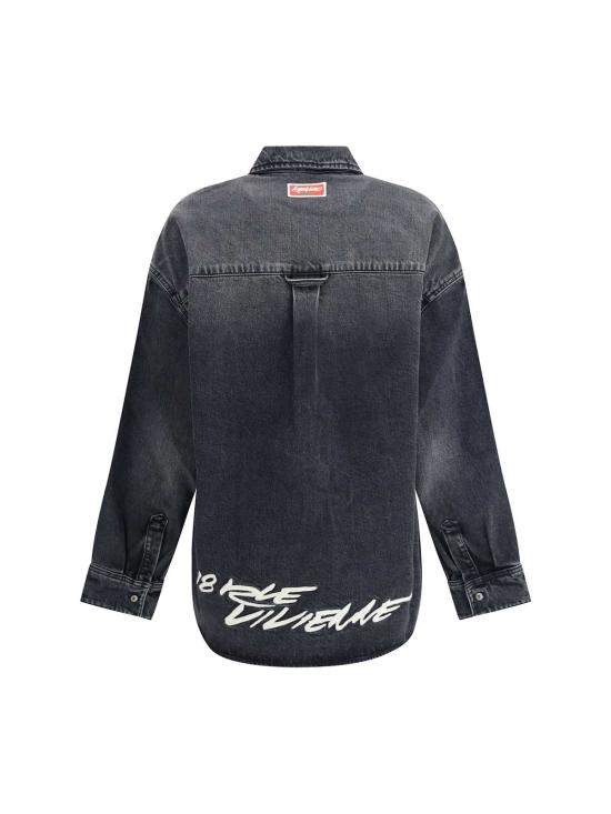  겐조 셔츠 X 푸투라 워크웨어 자수 일본 데님 셔츠 - KENZO