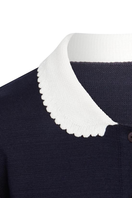  올리비아 라티노비치 가디건 페니워스 여사 네이비 카디건 - OLIVIA LATINOVICH