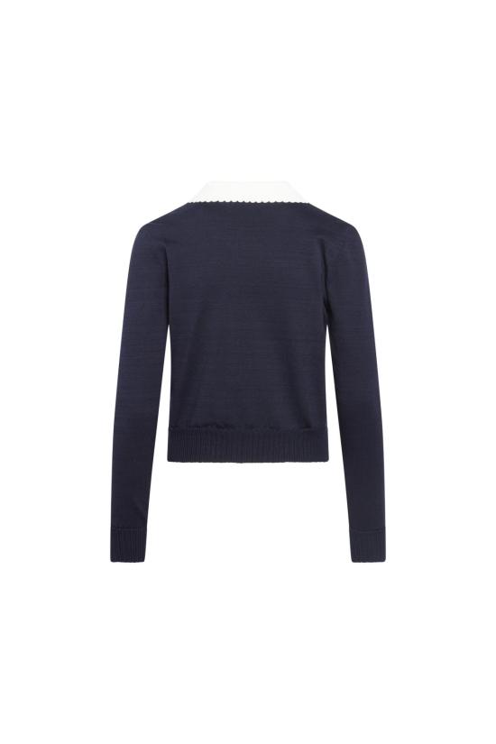  올리비아 라티노비치 가디건 페니워스 여사 네이비 카디건 - OLIVIA LATINOVICH