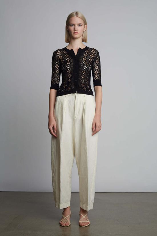  ELEVEN SIX 가디건 일레븐 식스 루비 크로셰  블랙 - OTHER BRANDS