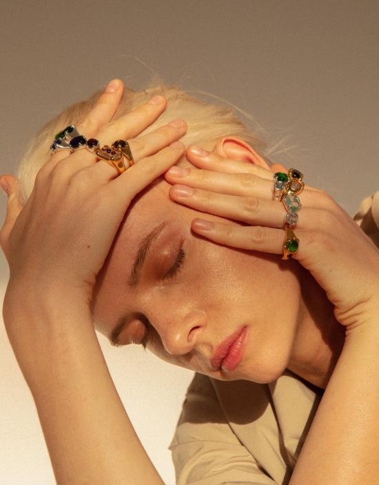  Cled 반지 클레드 프리즘 링 스털링 실버 - OTHER BRANDS