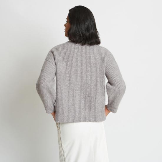  Santicler 가디건 산티클러 알릭스 골지 퓨어 캐시미어  그래닛 색상 - OTHER BRANDS