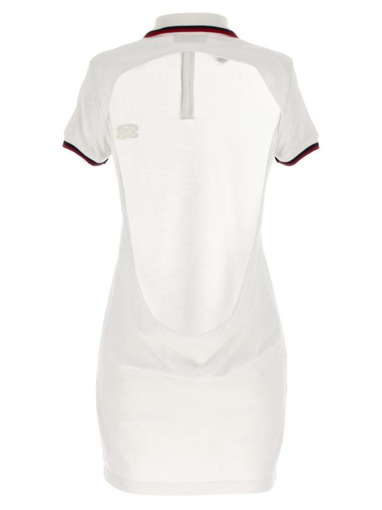  디스퀘어드2 롱 원피스 Dsquared2 맥시 컷아웃 폴로 드레스 화이트 - DSQUARED2