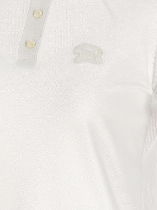  디스퀘어드2 롱 원피스 Dsquared2 맥시 컷아웃 폴로 드레스 화이트 - DSQUARED2