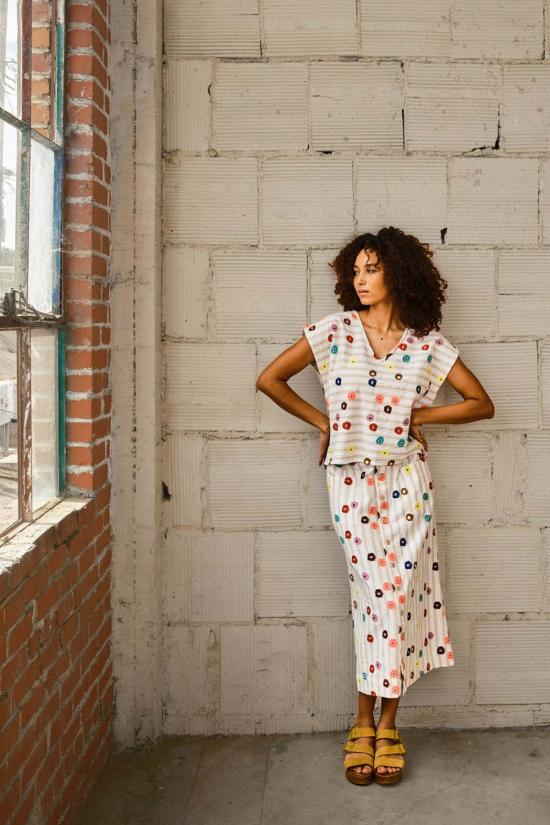  에이스 앤 지그 블라우스 에이스 & 지그 메이슨 쉘 탑 - ACE & JIG