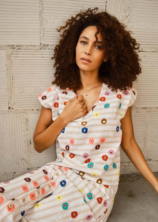  에이스 앤 지그 블라우스 에이스 & 지그 메이슨 쉘 탑 - ACE & JIG