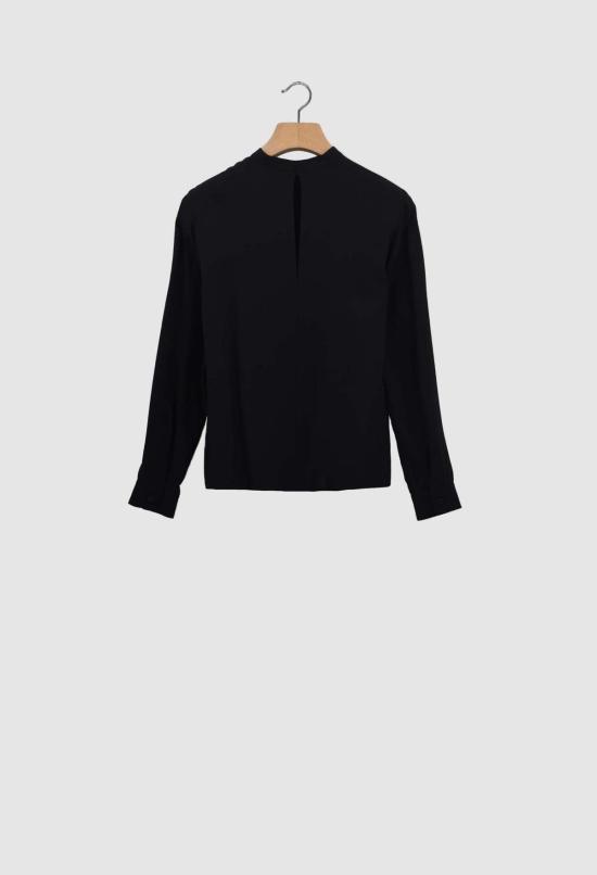  율리아 옌츠슈 블라우스 Julia Jentzsch 비올라 크레이프 드 신 실크  블랙 - JULIA JENTZSCH