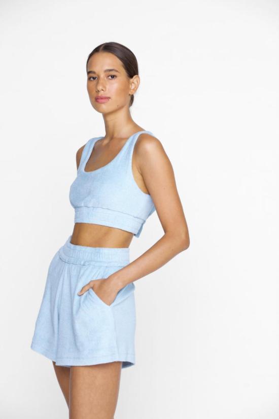  미코 민소매 티셔츠 테비타 탑 - MIKOH