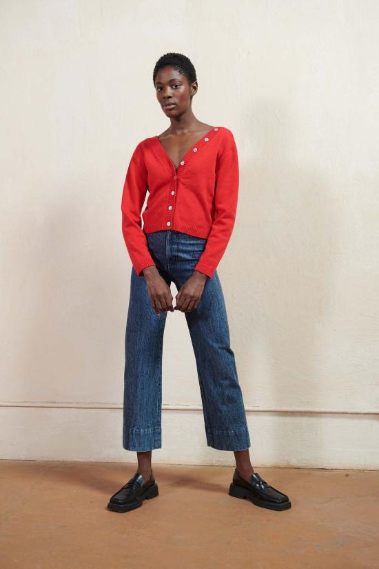  마리아 스탠리 가디건 버튼 카디 피킬로 - MARIA STANLEY