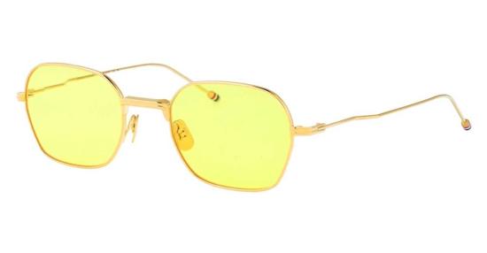  톰브라운 안경 톰 브라운 직사각형 선글라스 골드 - THOM BROWNE