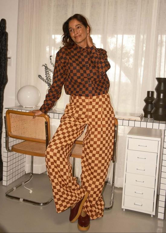  Ace & Jig 스트레이트 팬츠 에이스 & 지그 브렌던 팬트 라임