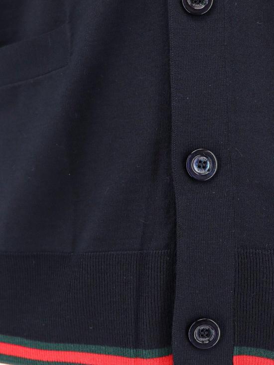  구찌 가디건 버튼업 니트  블랙 - GUCCI