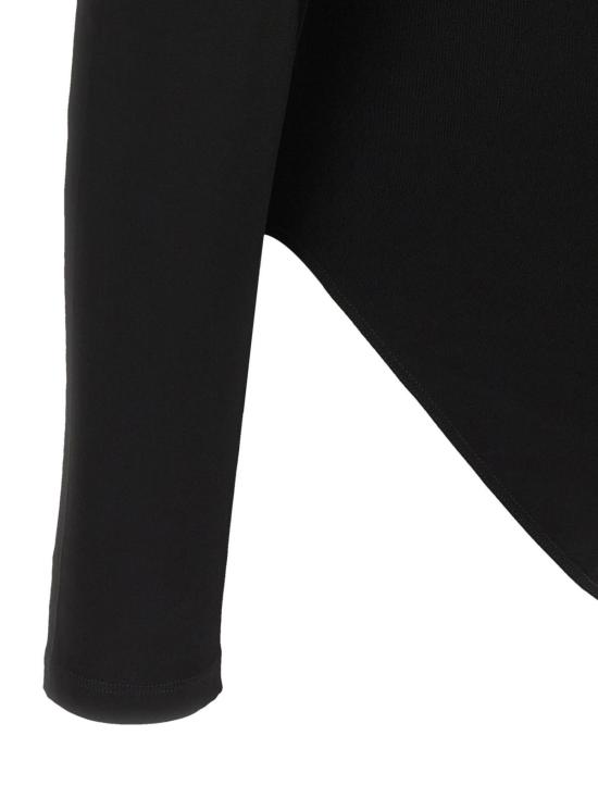  마린세르 바디수트 티셔츠 Marine Serre Jewel 펜던트 바디수트 블랙 - MARINE SERRE