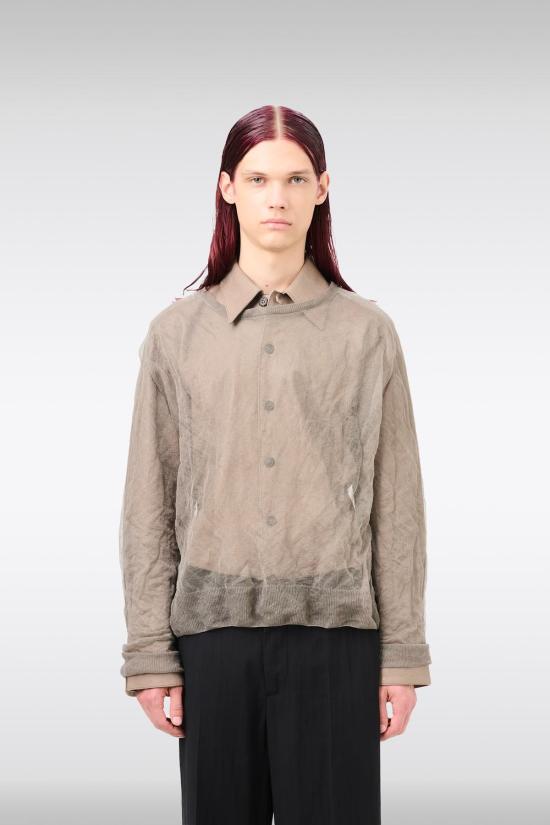  아워레가시 스웨터 아워 레거시 트루 라운드넥 풀오버 애쉬 실크 스틸 - OUR LEGACY