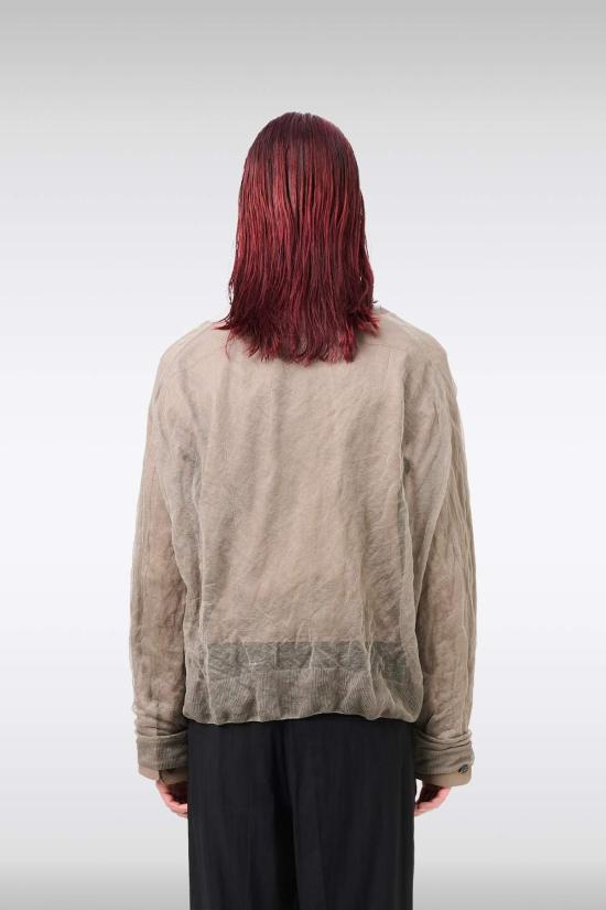  아워레가시 스웨터 아워 레거시 트루 라운드넥 풀오버 애쉬 실크 스틸 - OUR LEGACY