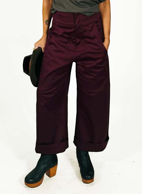  메그 데님 팬츠 카펜터 진 카디널