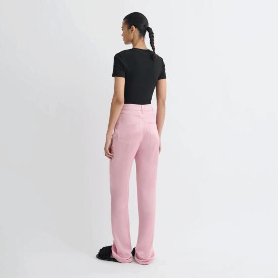  나누슈카 스트레이트 팬츠 티타 슬립 새틴 5포켓 - NANUSHKA