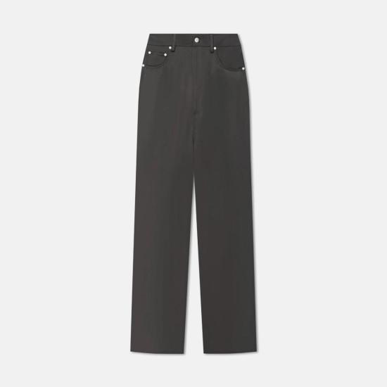  나누슈카 스트레이트 팬츠 티타 슬립 새틴 5포켓 - NANUSHKA