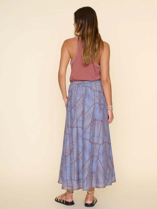  시레나 롱 스커트 게이블 스커트 시안 지오드 - XIRENA