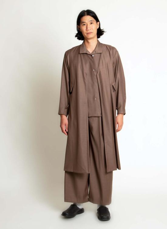  카렘 베스트 Kaarem Sarga V 넥 롱  재킷 - KAAREM