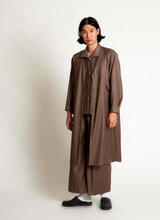  카렘 베스트 Kaarem Sarga V 넥 롱  재킷 - KAAREM