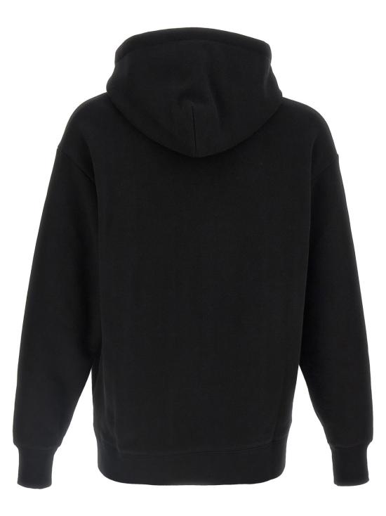  발렌티노 가라바니 긴팔 티셔츠 VG 패치 후드티 블랙 - VALENTINO GARAVANI