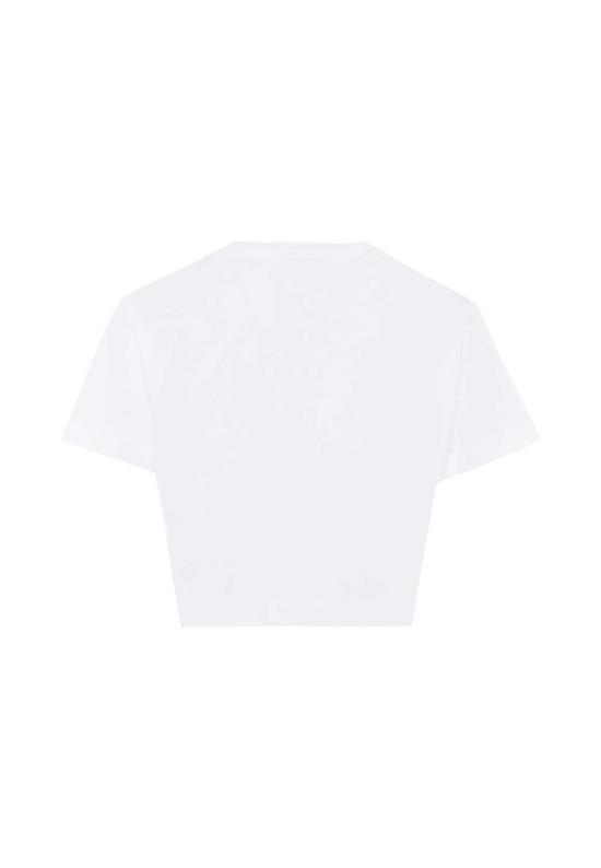  [키즈] 발망 트레이닝 상의 키즈 크롭 티셔츠 화이트 - BALMAIN