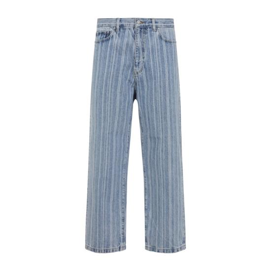  칼하트 데님 팬츠 카하트 윕 라일런 진 라일런 스트라이프 블루 - CARHARTT