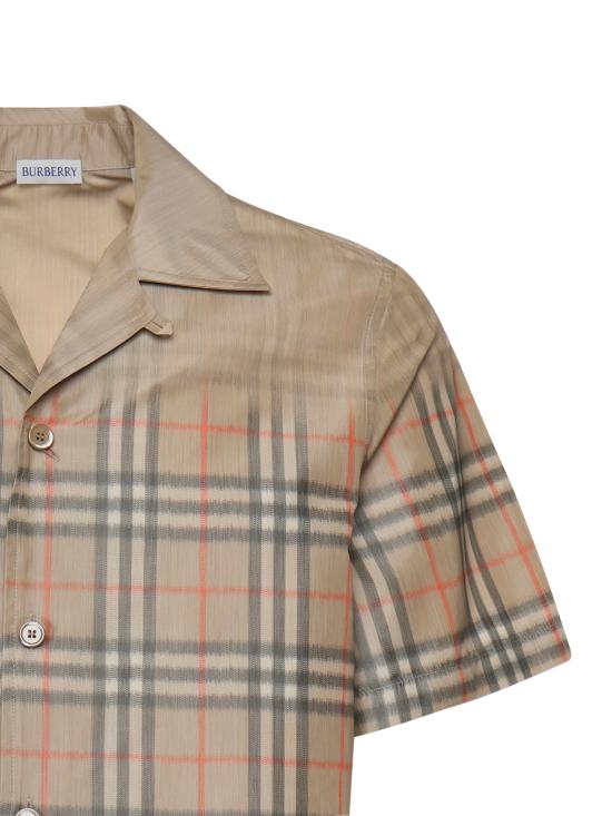 26SS 버버리 반팔 셔츠 8119159 B9368 Beige sand - BURBERRY