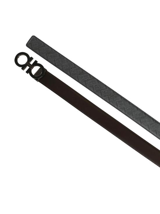 26SS 살바토레 페라가모 가죽 벨트 670633 788425001 Black - SALVATORE FERRAGAMO