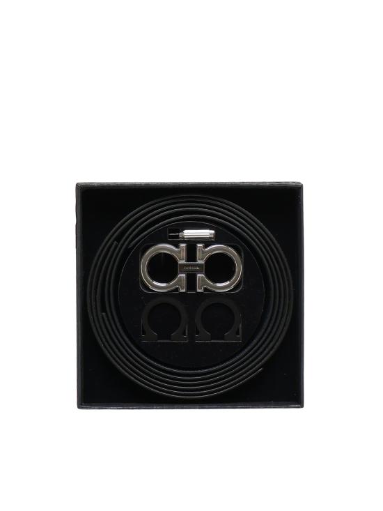 26SS 살바토레 페라가모 가죽 벨트 670633 788425001 Black - SALVATORE FERRAGAMO