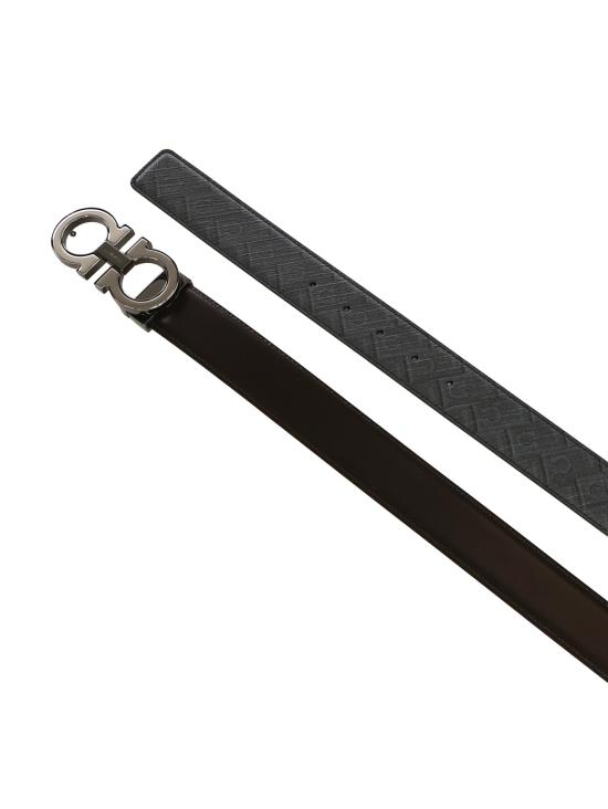 26SS 살바토레 페라가모 가죽 벨트 670633 788425001 Black - SALVATORE FERRAGAMO