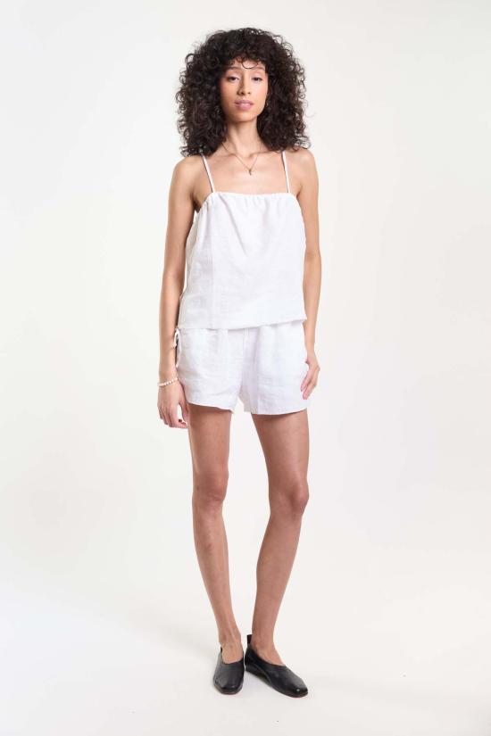  데이지 스튜디오 라운지 웨어 Deiji Studios Babylock 린넨 세트 화이트