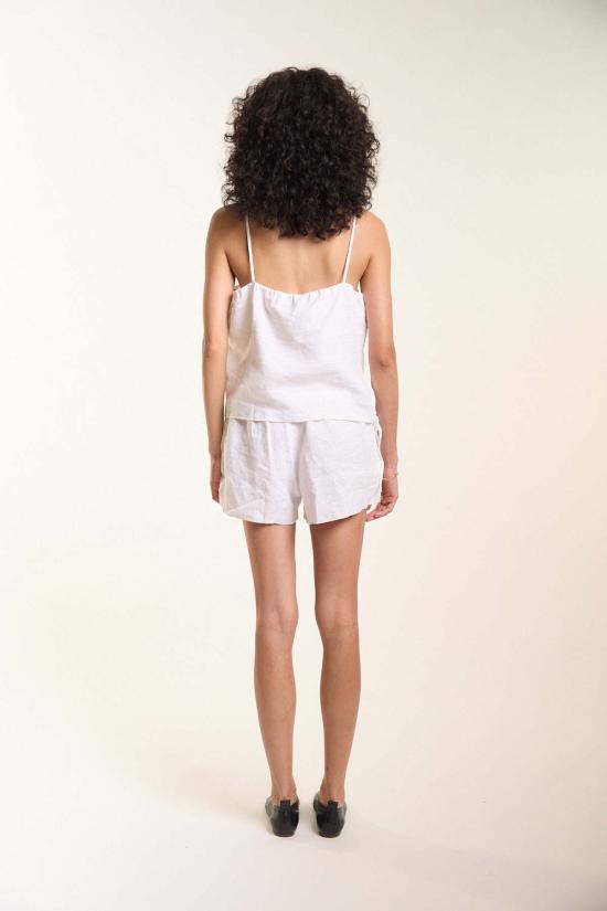  데이지 스튜디오 라운지 웨어 Deiji Studios Babylock 린넨 세트 화이트 - DEIJI STUDIO