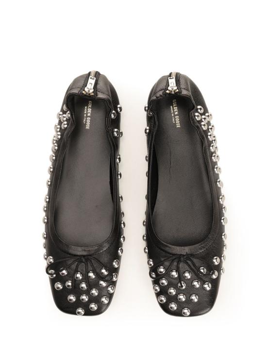  골든구스 플랫 슈즈 골든 구스 에이미 발레 플랫 블랙 - GOLDEN GOOSE