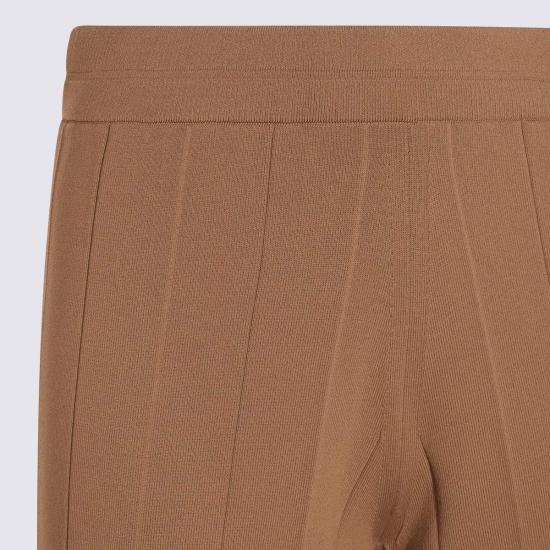  막스마라 스트레이트 팬츠 비스코스  브라운 - MAX MARA